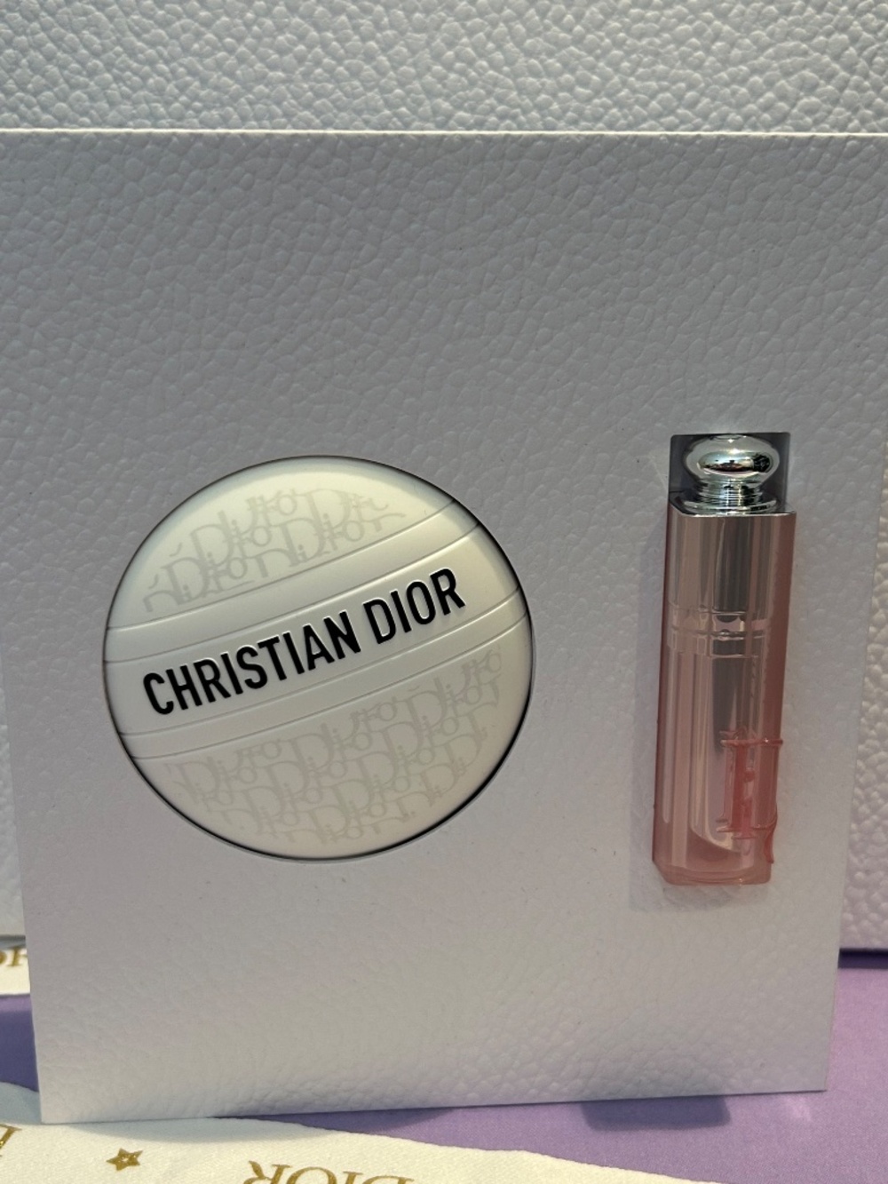 Dior Beauty Gift Set Le Baume and Lip Glow Pink Full Size NIB